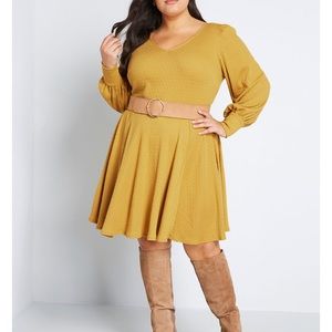 ModCloth Pointelle A Line Dress (D16)